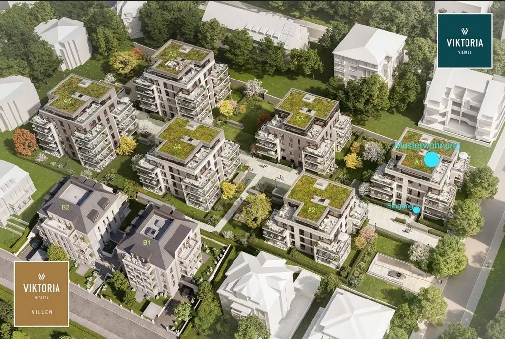 Immobilienangebot - Wiesbaden - Alle - Traumhafte 4-Zimmer-Wohnung (4. OG) inkl. Luxusküche, Klimaanlage, zwei Balkone, sofort Bezugsfertig